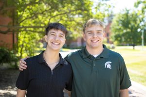 Joanna Gusis (left) and Stephen Lewis (right pictured outside PC: Sloane Barlow Photography